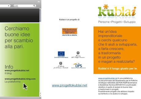 Kublai award: partecipa al progetto impresa