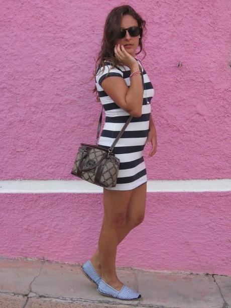 Stripes and espadrillas out-fit