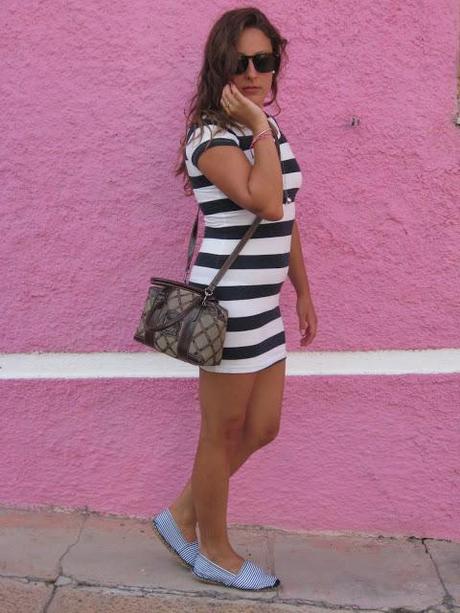 Stripes and espadrillas out-fit