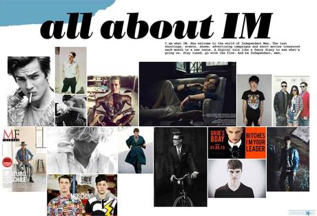 INDEPENDENT MEN DIARY JULY 2013 FASHION AGENCY