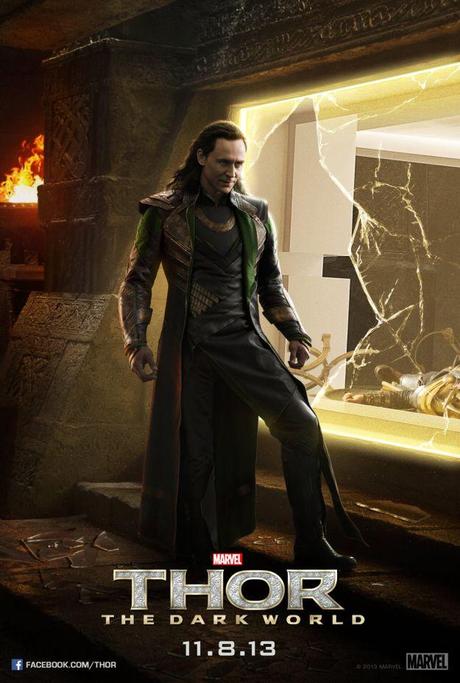 Thor: The Dark World   Nuovo poster di Loki Tom Hiddleston Natalie Portman Marvel Studios Christopher Eccleston Chris Hemsworth Alan Taylor 