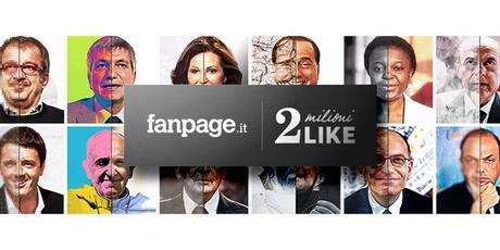 Fanpage raggiunge il traguardo dei 2 milioni di fans su Facebook