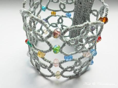 Revisiting Artemide - bracciale a chiaccherino - tatting bracelet