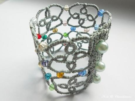 Revisiting Artemide - bracciale a chiaccherino - tatting bracelet