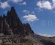 Dal rifugio Locatelli vista sulle Tre cime di Lavaredo e Monte Paterno