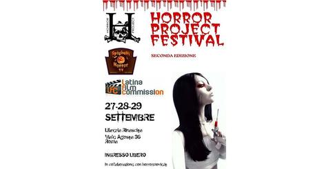 Eventi - 2^ edizione dell'Horror Project Festival dal 27 al 29 settembre a Roma