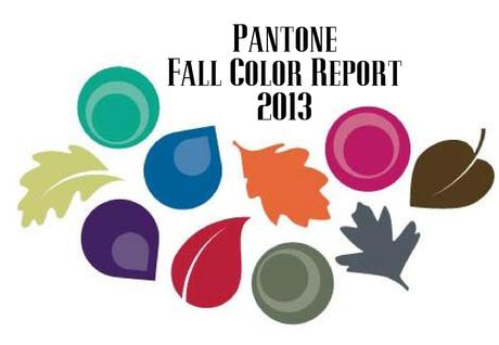 pantone, fashion color report fall 2013