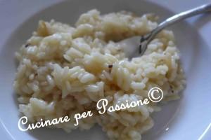 risotto con marino integrale al tartufo