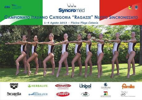 Nuoto sincronizzato, campionati estivi categoria ragazze, i risultati.