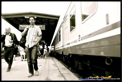 in treno, da Pontedera a Empoli
