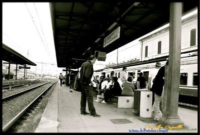 in treno, da Pontedera a Empoli