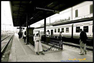 in treno, da Pontedera a Empoli