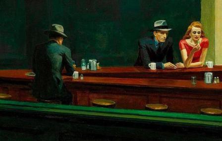 Edward Hopper, Solitudine (particolare)