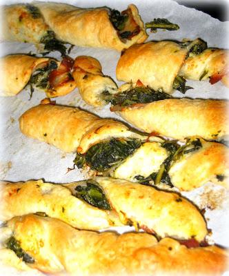 ROTOLONI DI SFOGLIA E SPINACI