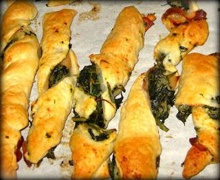 ROTOLONI DI SFOGLIA E SPINACI