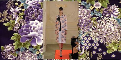 London Fashion Week SS14_ Eudon Choi and Asian Flowers.