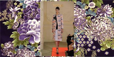 London Fashion Week SS14_ Eudon Choi and Asian Flowers.