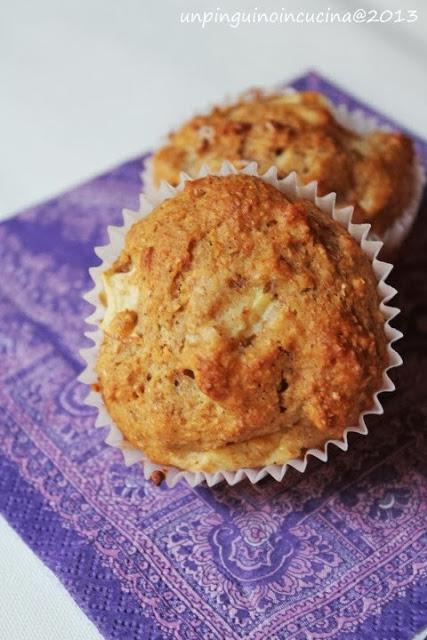 Muffin integrali alle mele (senza burro né olio)