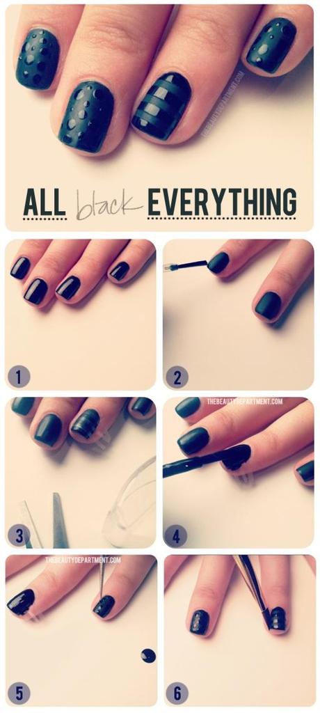 The All Black Everything mani