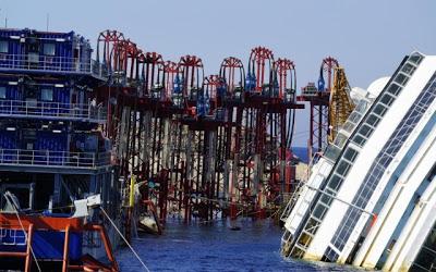 Domani in diretta anche su Rai News 24 le operazioni di rotazione della Costa Concordia