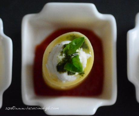 Mezzi paccheri con mousse di bufala e datterini confit per #primiditalia: un Festival tutto da gustare.