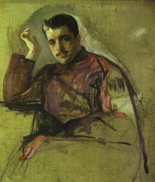 Djagilev ritratto nel 1909 da Valentin Aleksandrovič Serov