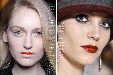 Tendenze make up autunno-inverno 2013: occhi e bocca in primo piano