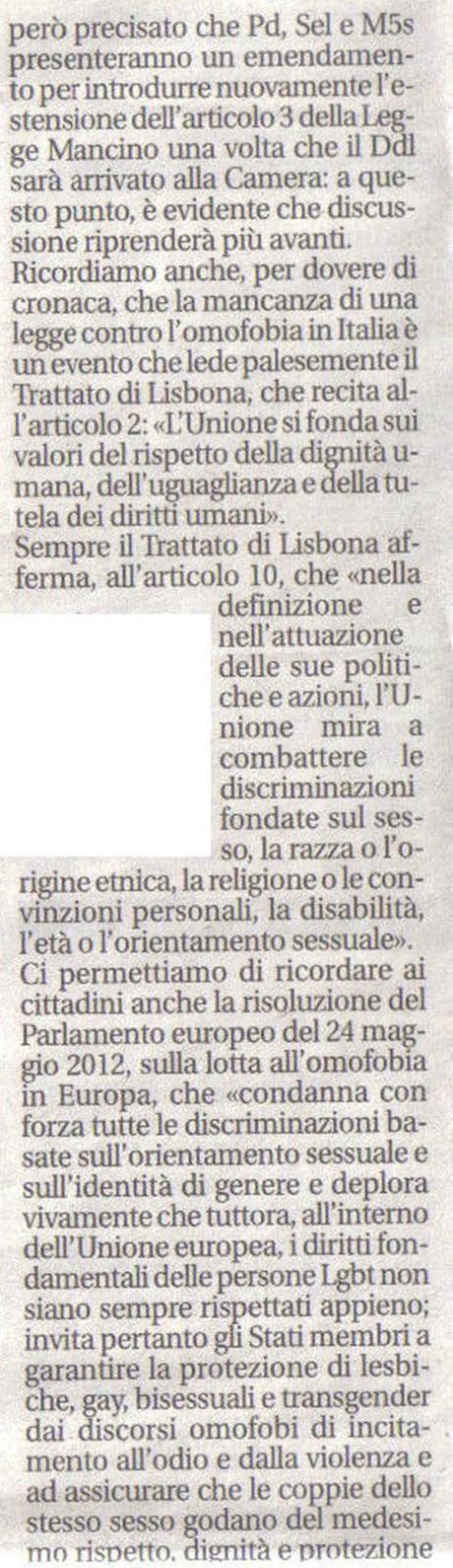 RASSEGNA STAMPA