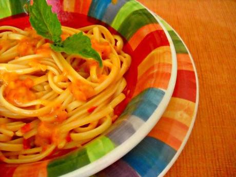 Ricetta veloce di pasta ai peperoni