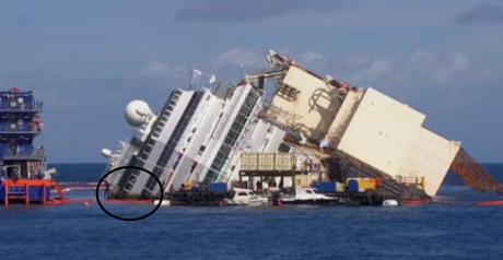 Costa Concordia tra poco inizierà la rotazione, il video Youtube streaming live della rotazione (parbuckling)