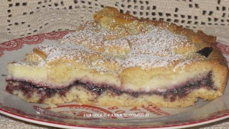 Crostata con marmellata di Sambuco e ricotta