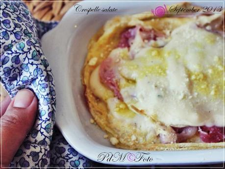 Crespelle salate in pirofile monoporzione