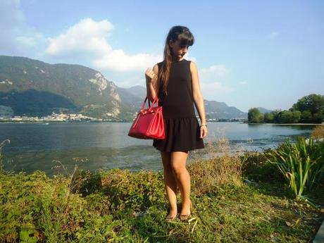 little black dress and a red treasure