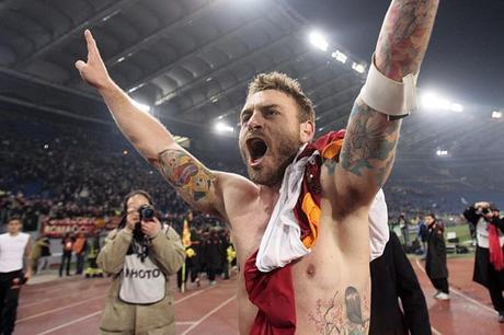 495045 Ottavi di finale di Coppa Italia - Roma vs Lazio 2-1