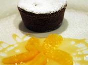 Tortino cioccolato salsa caramello.