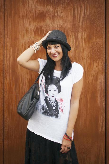 What to wear in September! T-shirts … Automastyle! smilingischic, fashion blog, t-shirts, made in italy, Automastyle, t-shirt con geisha