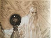 meraviglioso Saruman Donato Giancola, disegno originale.