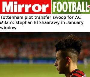 Calciomercato: il Tottenham vuole Lamela ed El Shaarawy insieme!