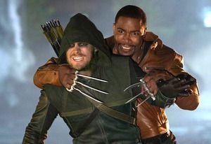 Arrow: prima immagine di Bronze Tiger The CW Stephen Amell Michael Jai White Arrow 