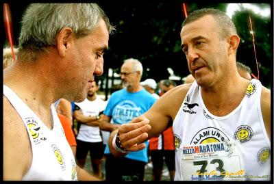 facce da maratona, in partenza