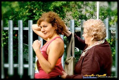 facce da maratona, in partenza