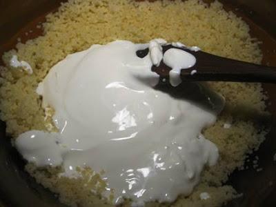 Torta con cous cous e verdure