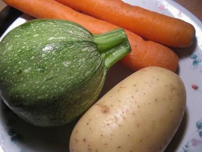 Torta con cous cous e verdure