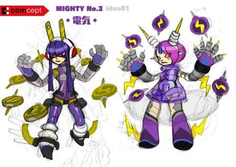 mighty no 9 mighty no 3 concept a