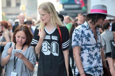 In the Street...All Crazy for Hanne Gaby #3, New York FW