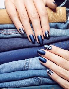 Nail art jeans