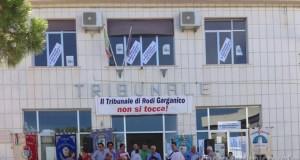 Contro la chiusura del tribunale di Rodi Garganico, presidio di legalità sul Gargano