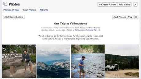 Facebook lancia gli album condivisi.