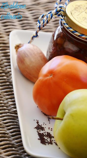 Chutney di pomodori e mele