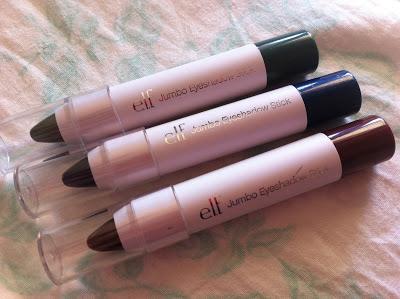 ELF: JUmbo eyeshadow review (like a boss, feeling lucky, bali bound)